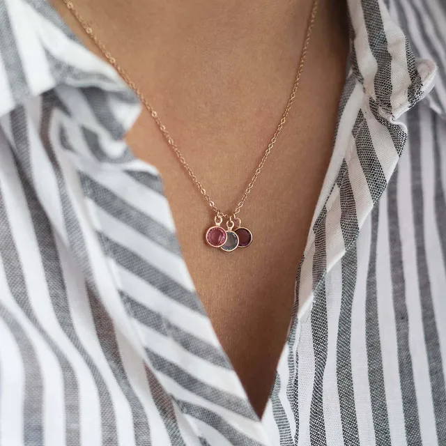 Joy by Corrine Smith Rose Gold Family Halskette Roségold 16-18 Zoll