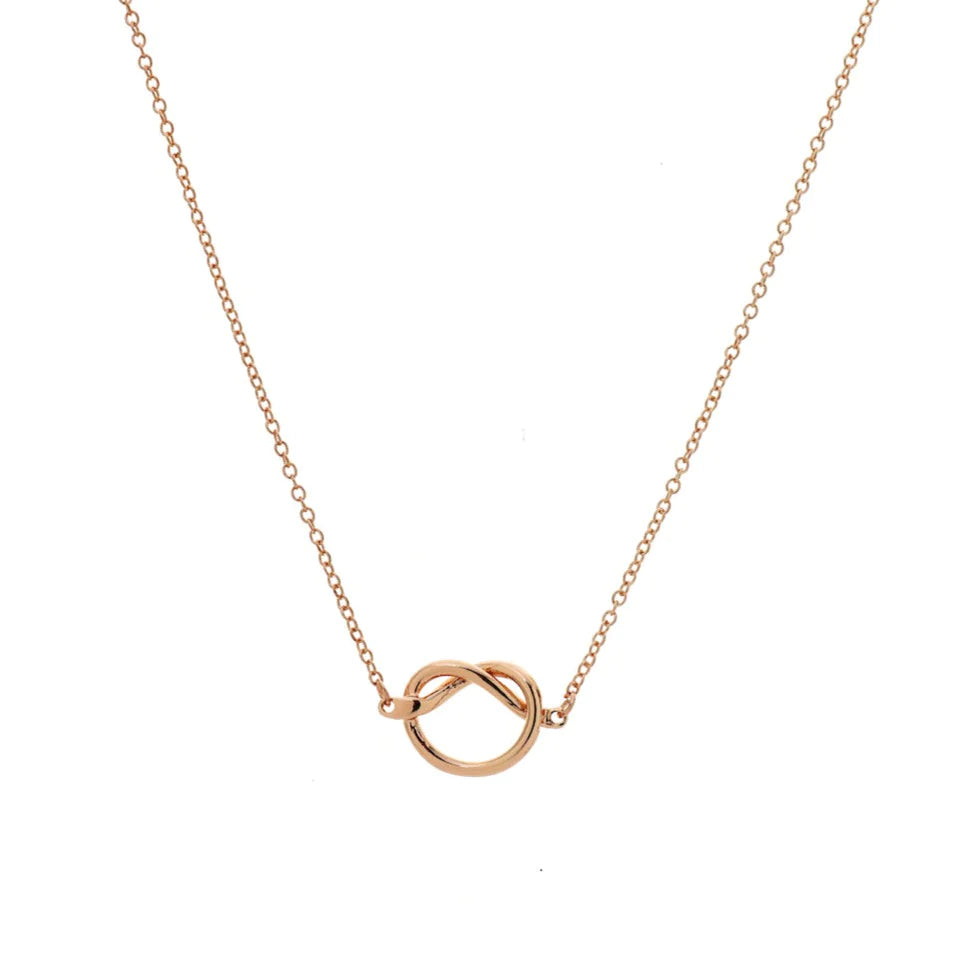 Joy by Corrine Smith Friendship Knot Halskette Roségold