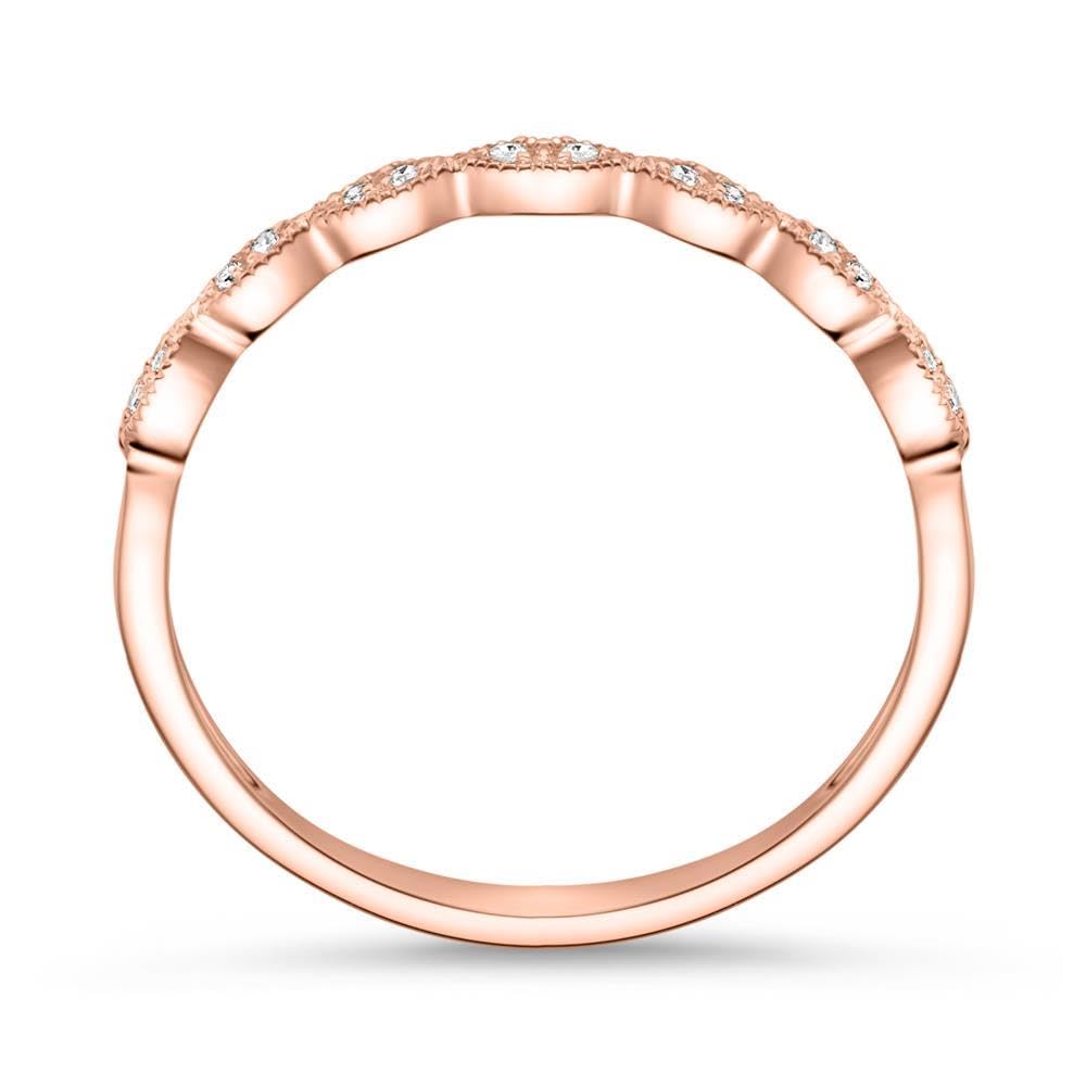 JEWLIX DR0405-14KR Diamantring Roségold 0,04ct