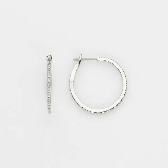 Eugen Rühle Ohrschmuck 80.7887 Klappcreolen Roségold 0,25ct