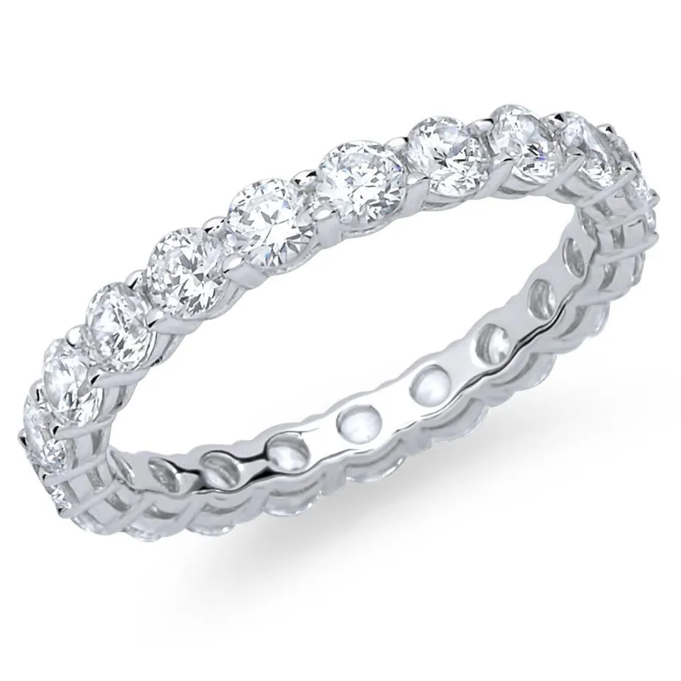 JEWLIX VR0034 Verlobungsring Silber Zirkonia Gr. 50