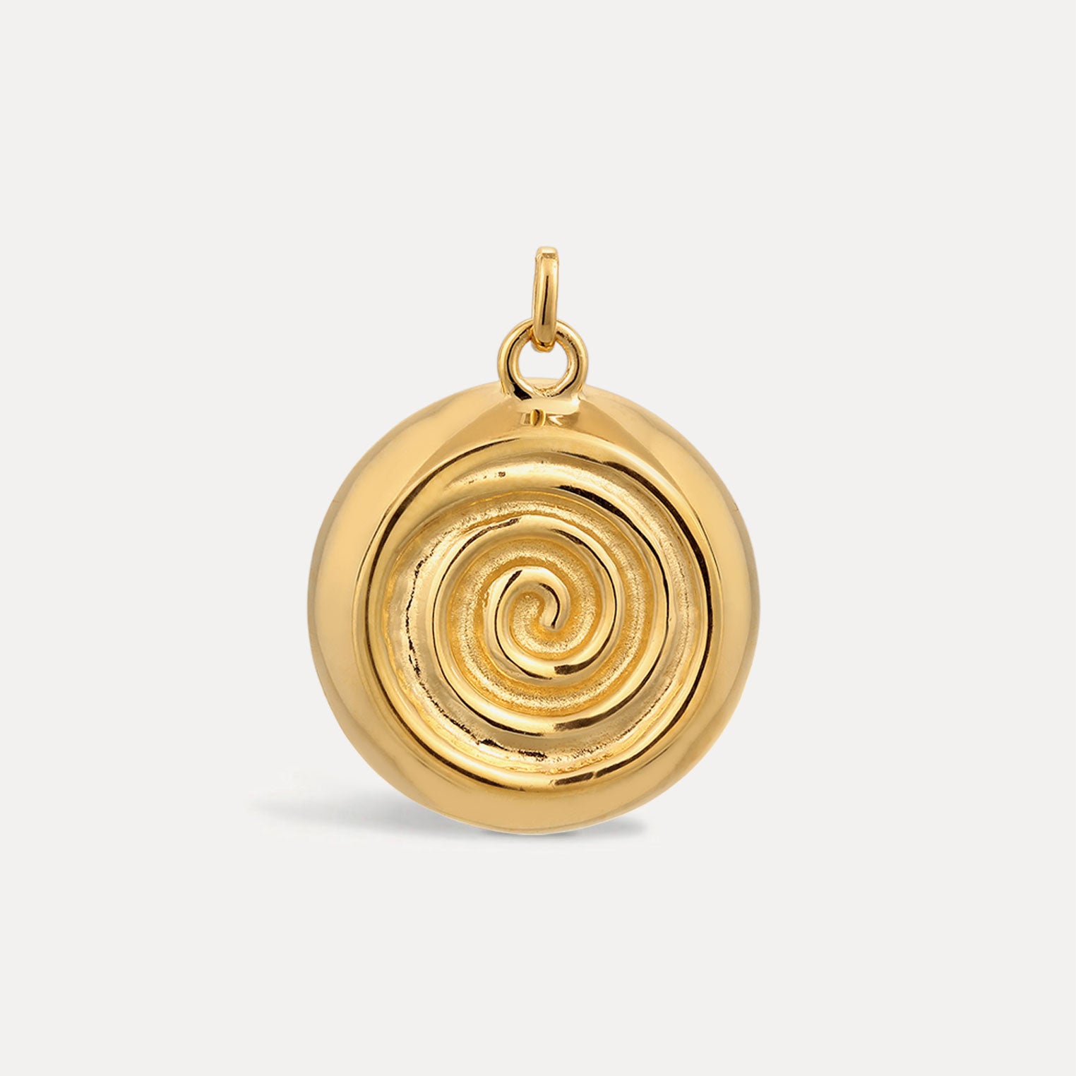 Stilnest Hypnotic Anhänger 925 Silber 24k Vermeil