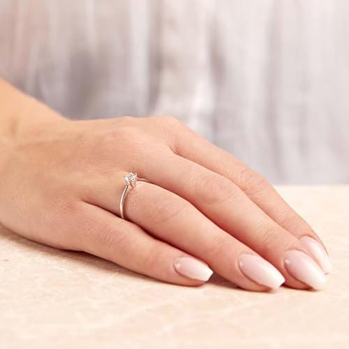 JEWLIX VR0021 Verlobungsring Silber 54mm Zirkonia