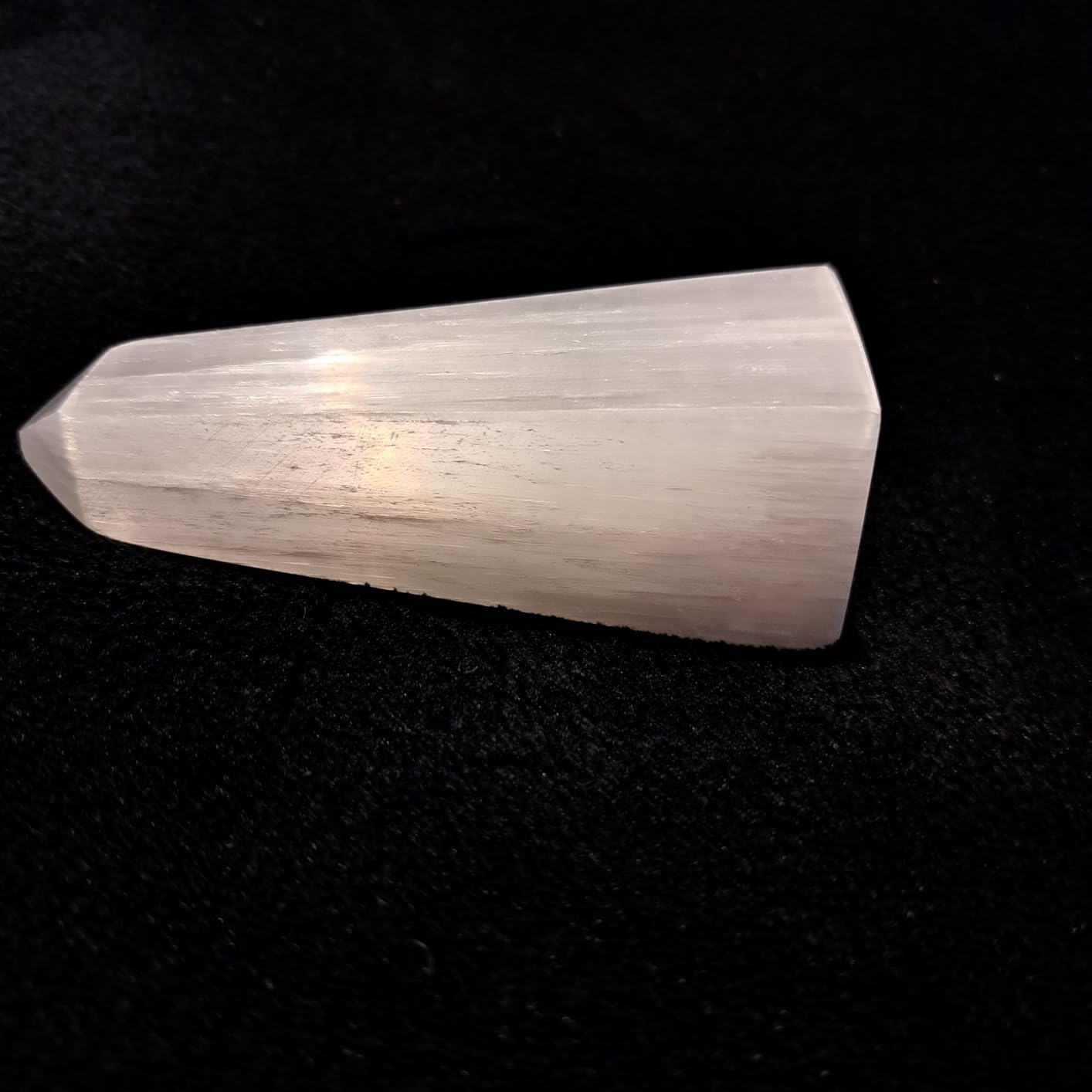 NKlaus HEALING CRYSTALS Selenit-Obelisk 10 cm 1 Stück
