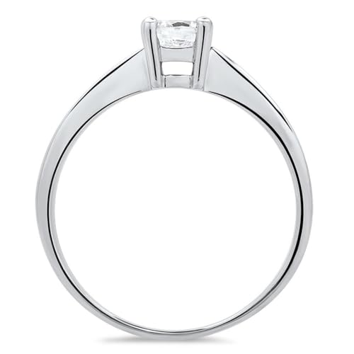 JEWLIX Verlobungsring VR0017 925 Silber Größe 53