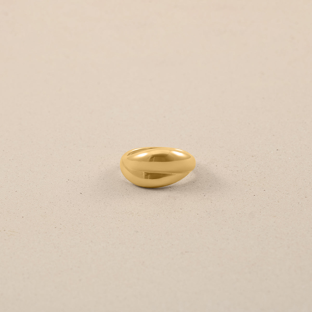 Stilnest Hug Ring Statementring Gold Vermeil 56