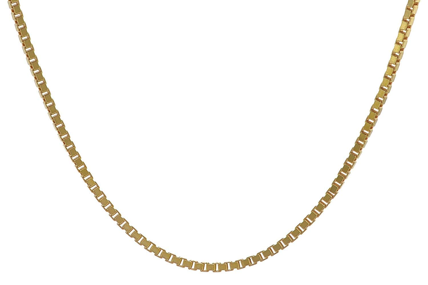 trendor Halsketten Kreuz-Anhänger Gold 585 Kinder 40 cm