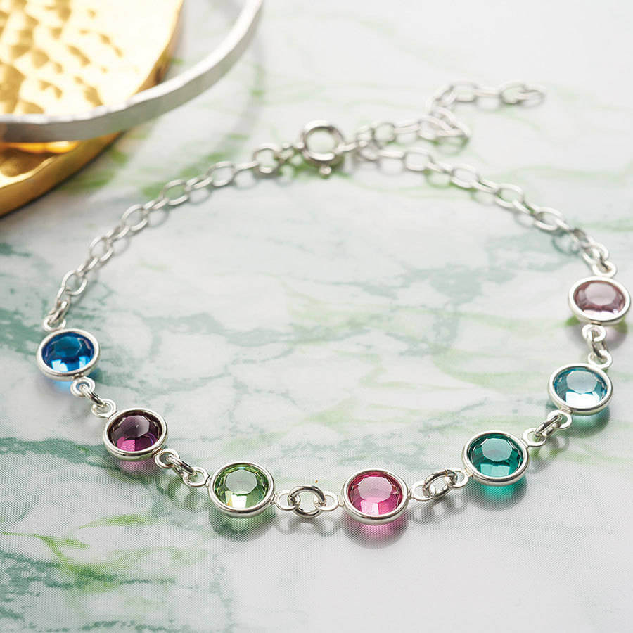 Joy by Corrine Smith Family Armband Silber Geburtsstein