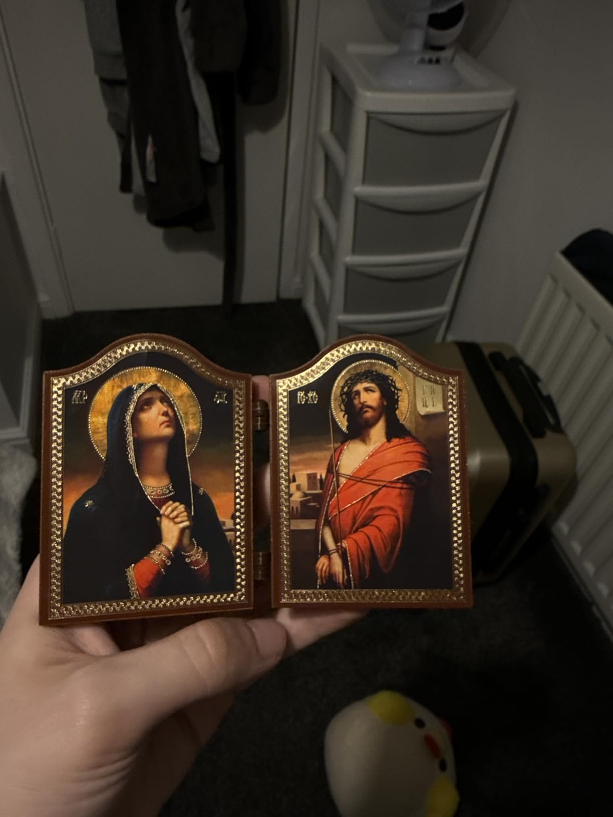 NKlaus Religious Icons GM von Kazan Diptychon 12,5 cm