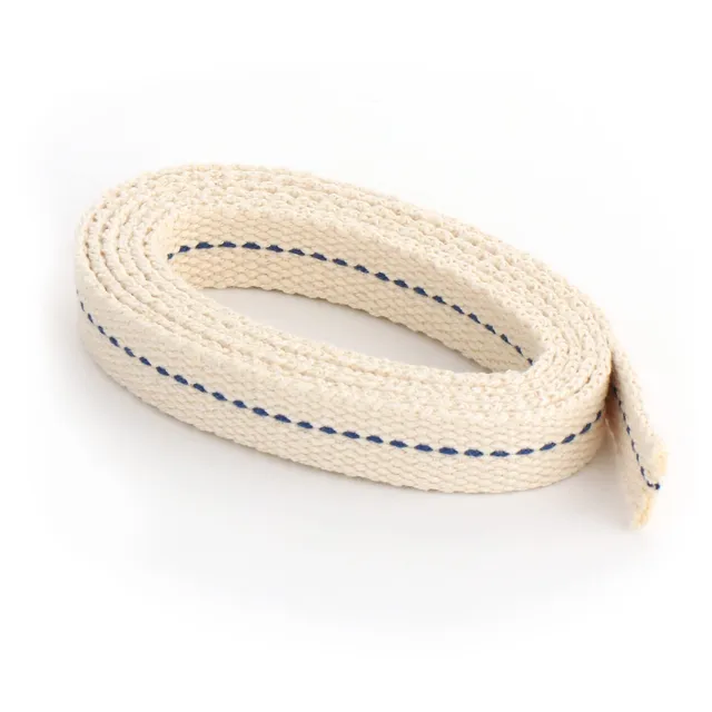 NKlaus Wicks Lampendocht Baumwolle flach 12,5 mm 1 Meter
