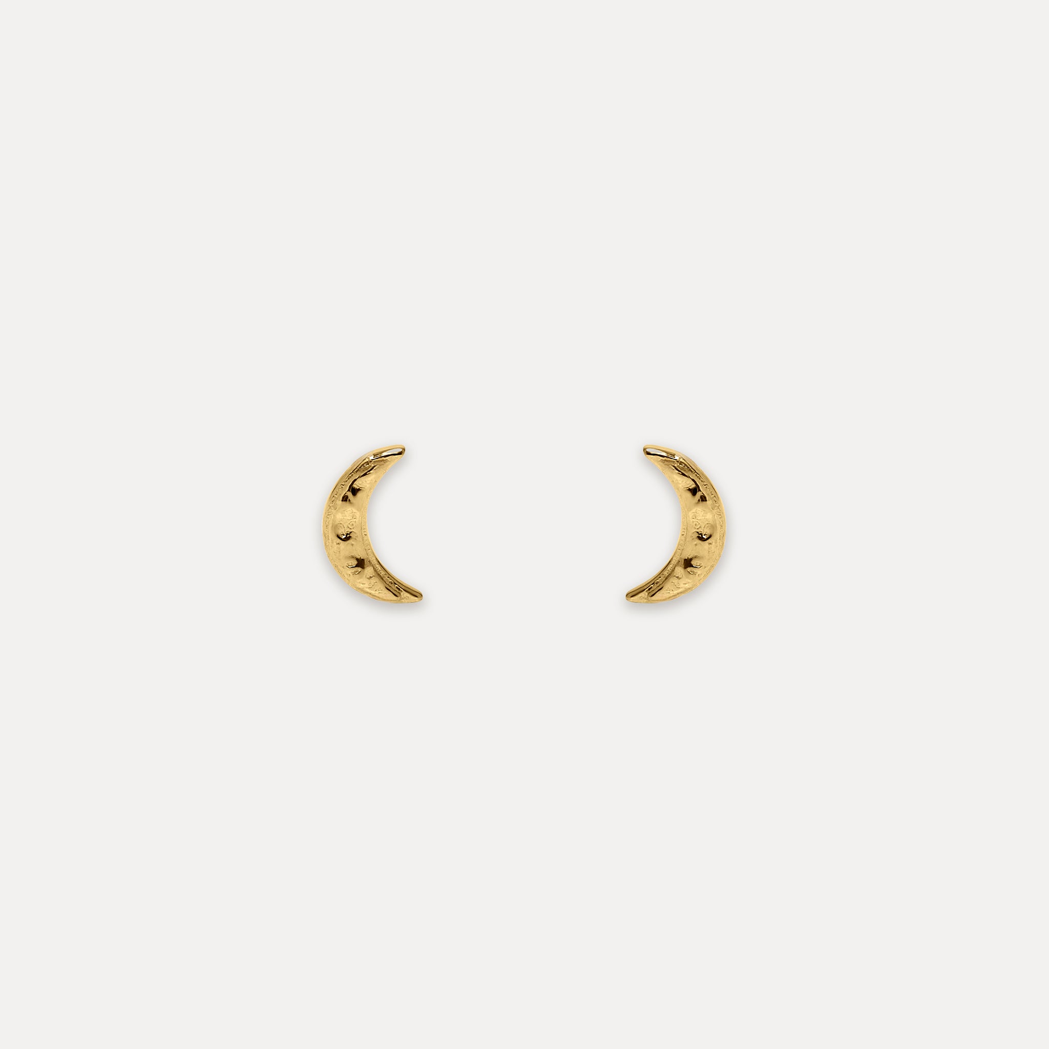 Stilnest Lunar Eclipse Ohrstecker 24k Gold Vermeil
