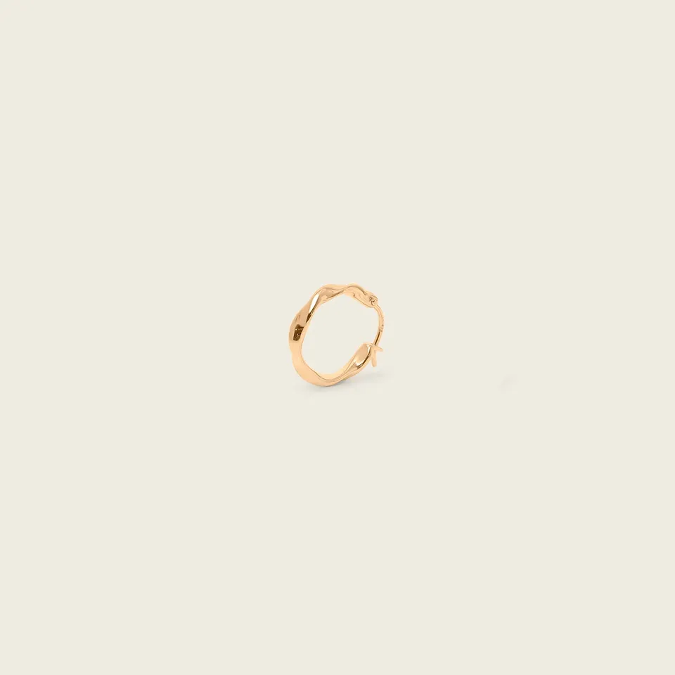 Stilnest Flux Mini Creolen Single 585 Gold