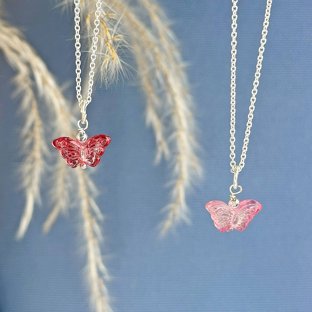 Joy by Corrine Smith Five In One Schmetterling Halskette Gold