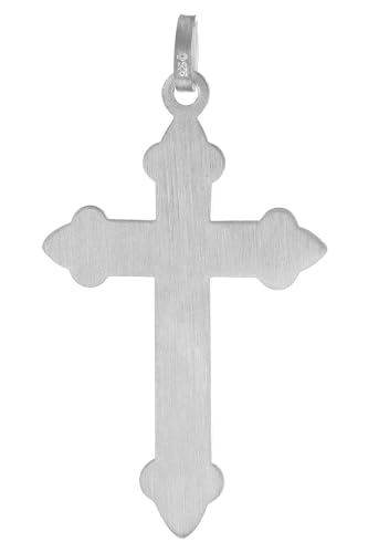 trendor Orthodoxes Kreuz 21646 Herren-Anhänger Silber 35 mm