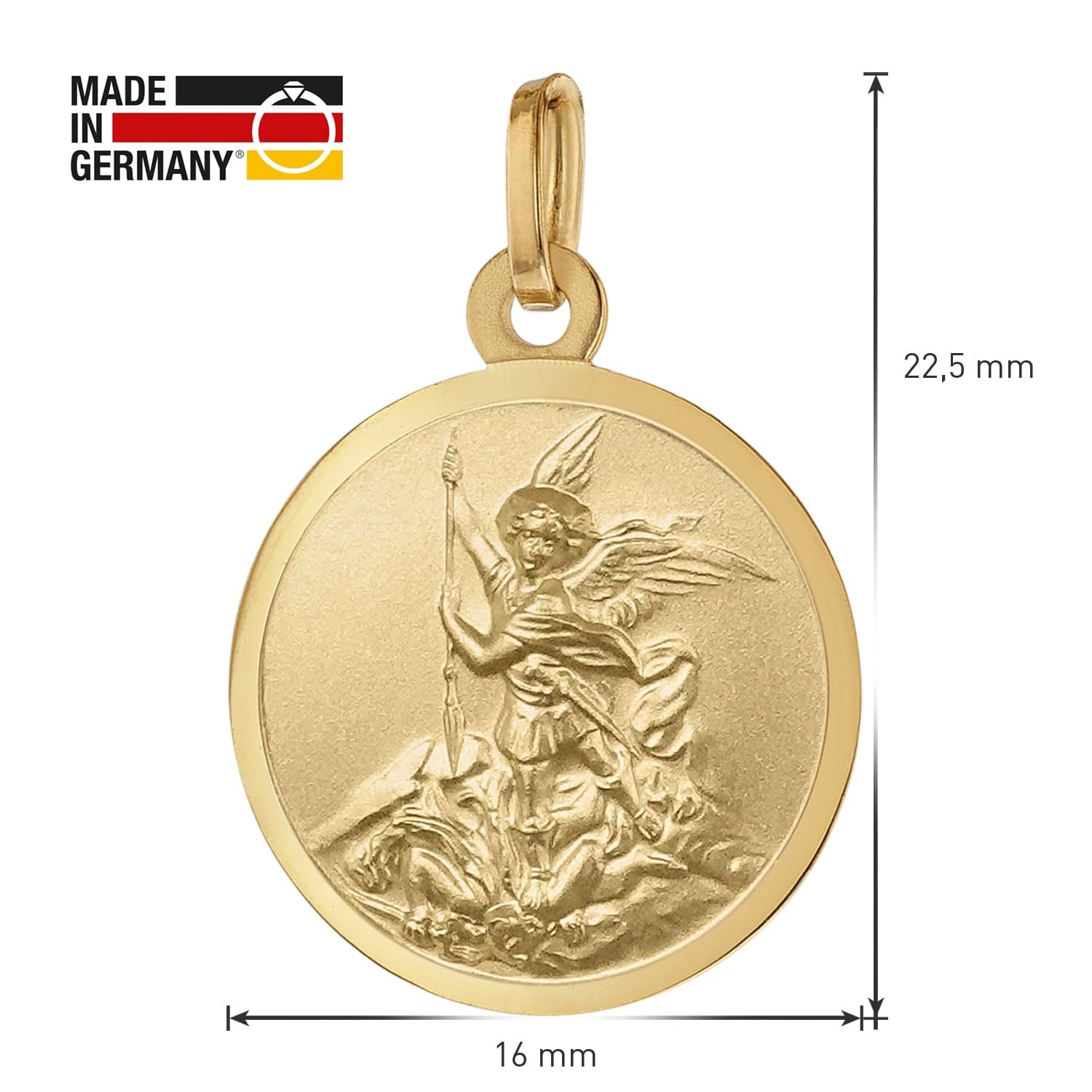 trendor St. Michael 31186 Vergoldet Halskette 45 cm