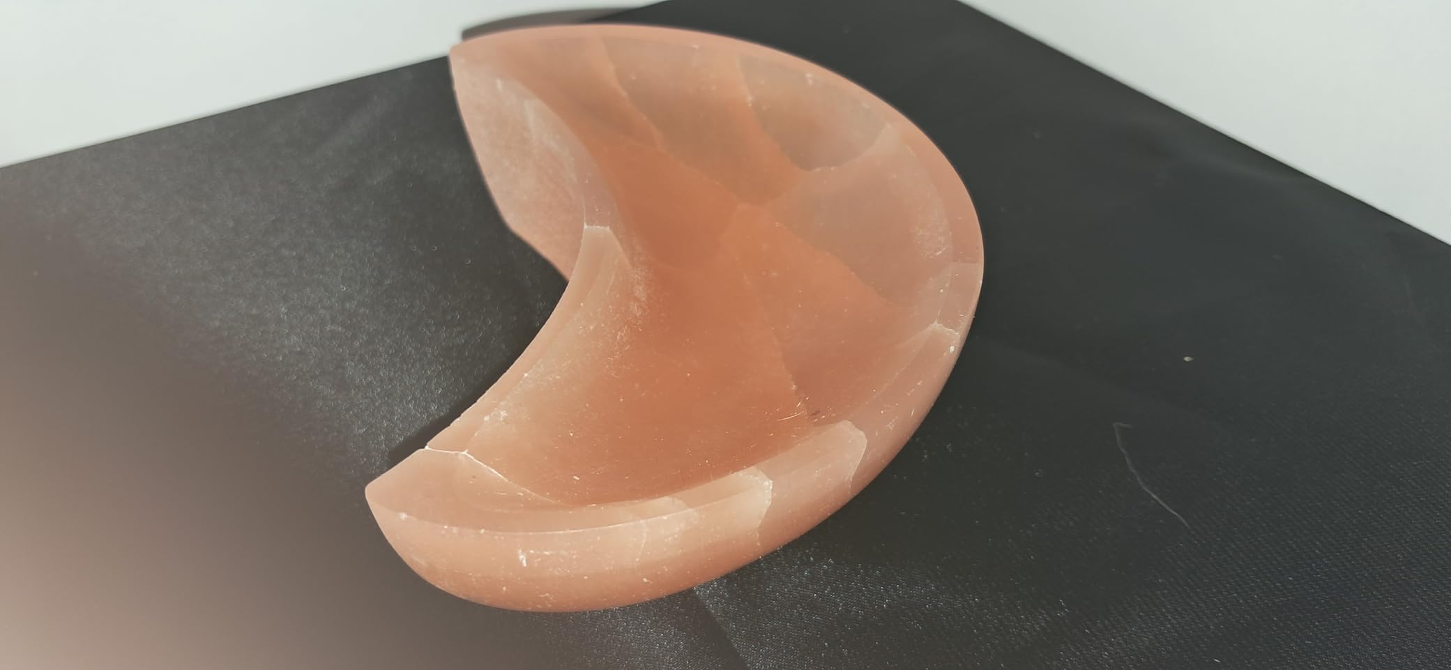 NKlaus Healing Crystals Selenit Mondschale 10x7cm