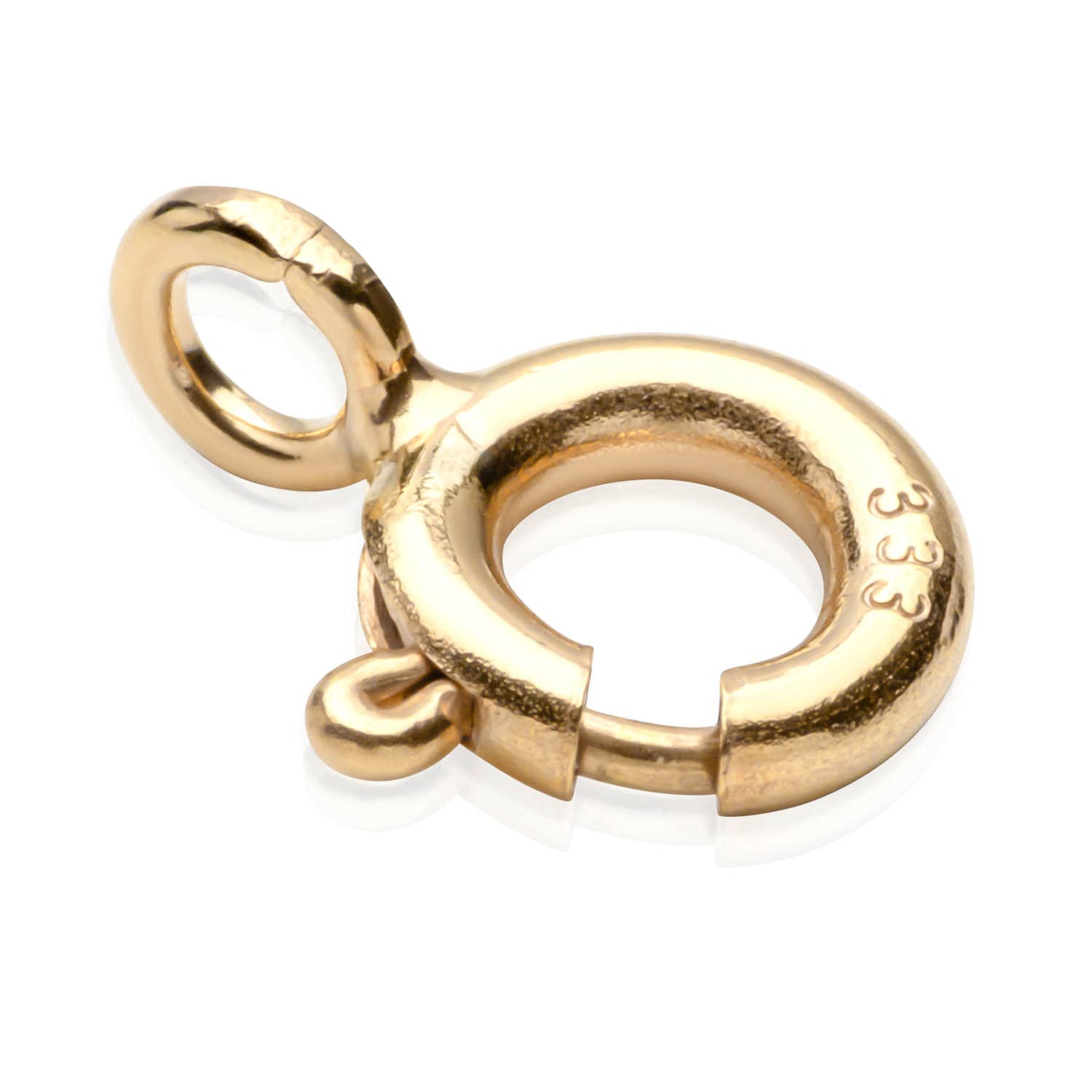NKlaus Jewellery Federring Verschluss Gelbgold 333 5,1mm golden