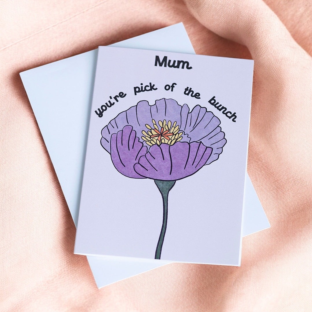 Joy by Corrine Smith Pick of the Bunch Mutter Karte A6