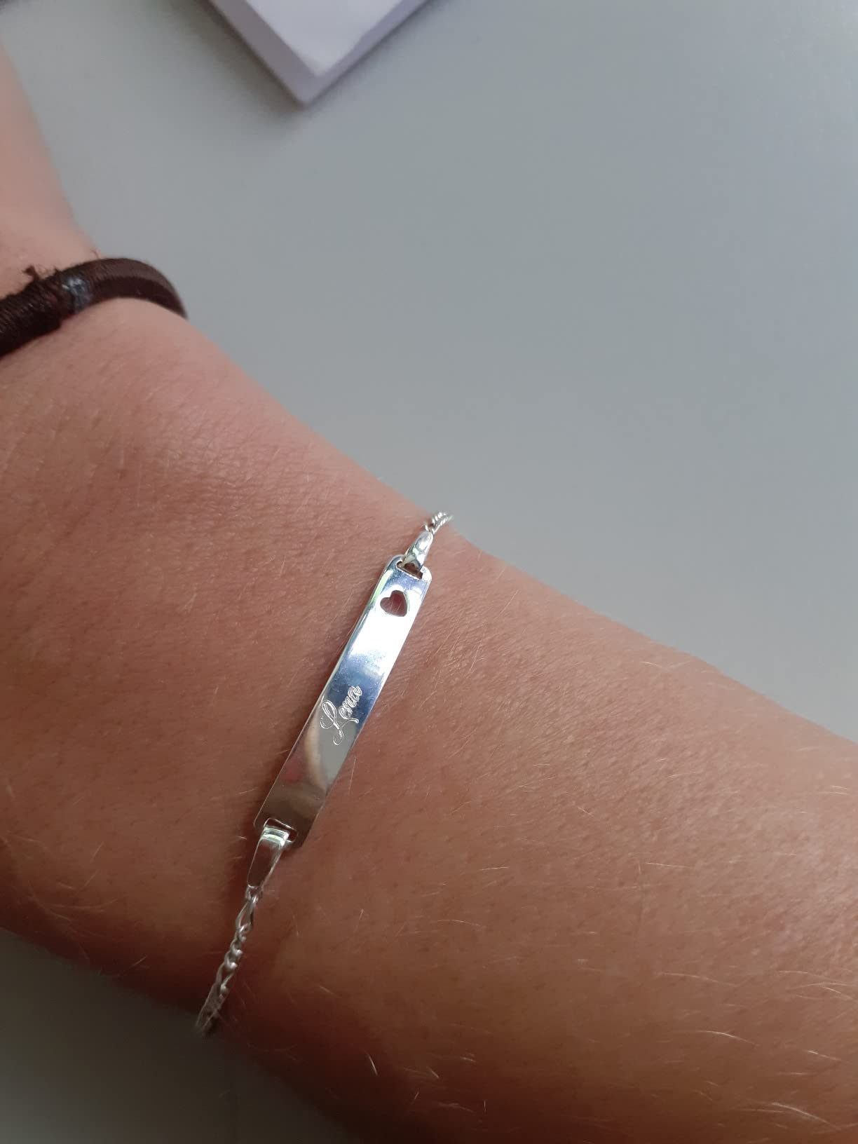 JEWLIX ID1011 ID-Armband 925 Silber 16 cm gravierbar