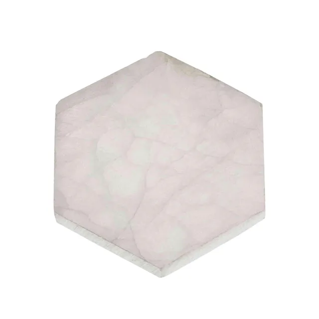NKlaus Healing Crystals Selenit Hexagon Platte 12x10,5cm Heilstein