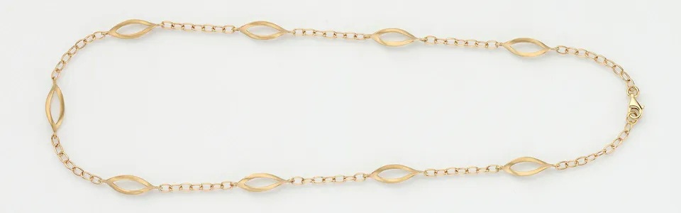 Eugen Rühle Fantasieketten 37.3577 Halskette 45 cm 585 Gelbgold 6,3mm