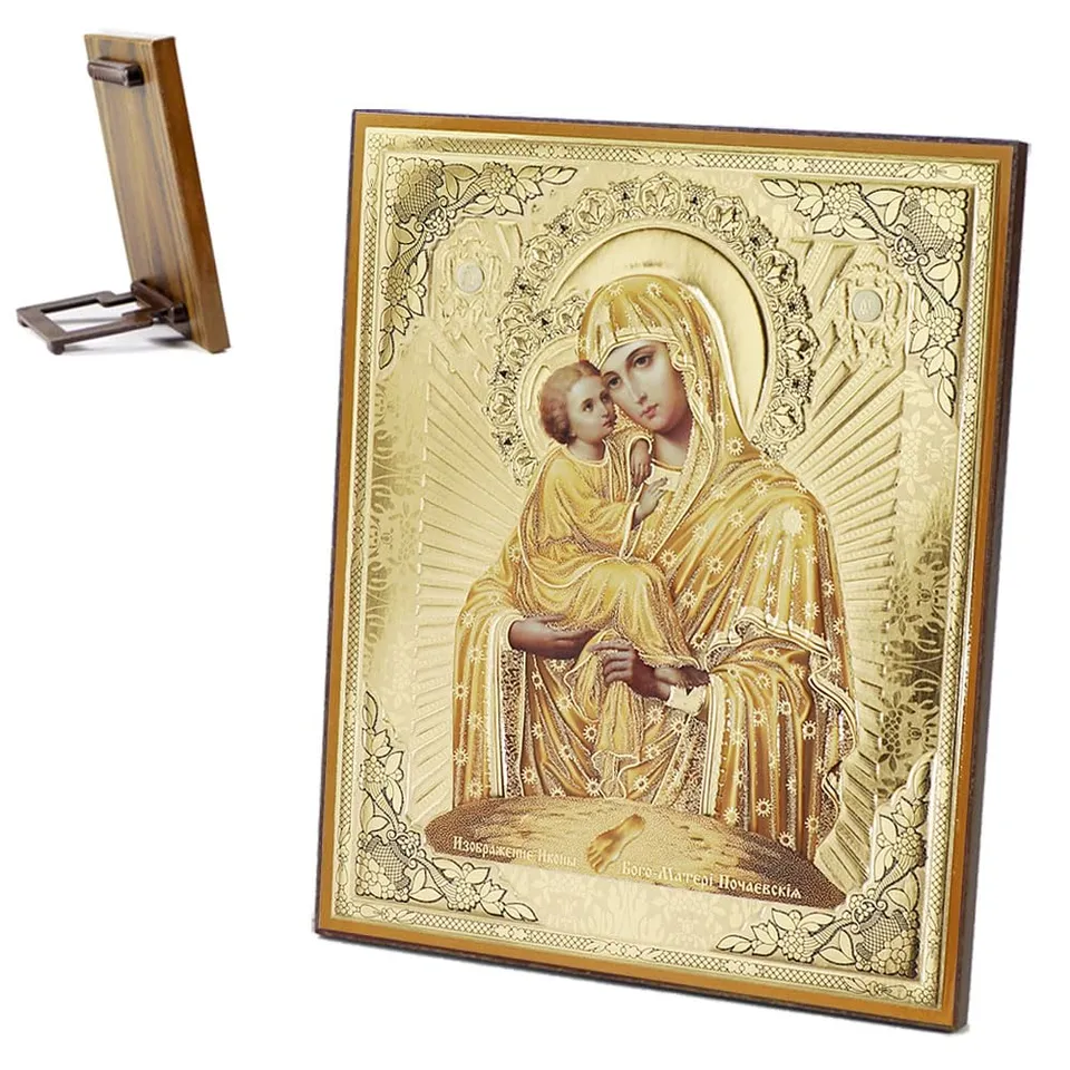 NKlaus GM von Pochaev Ikone Holz 15x18cm orthodox