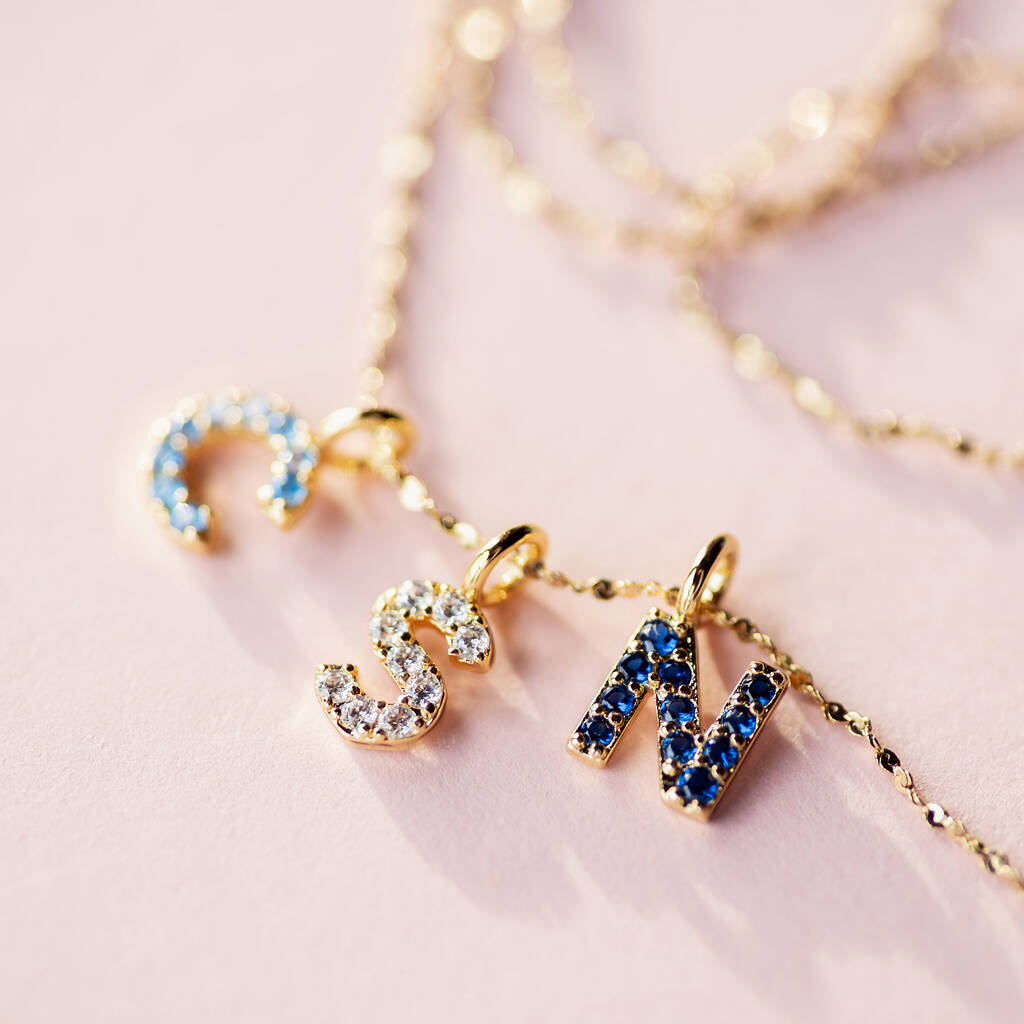 Joy by Corrine Smith Personalised Family Birthstone Halskette Gold