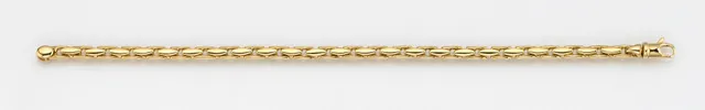 Eugen Rühle Fantasieketten Fantasiekette rund 4mm Halskette Gelbgold 45cm