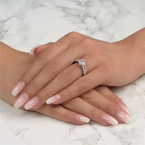 JEWLIX VR0032 Verlobungsring 925 Silber Zirkonia Gr. 54