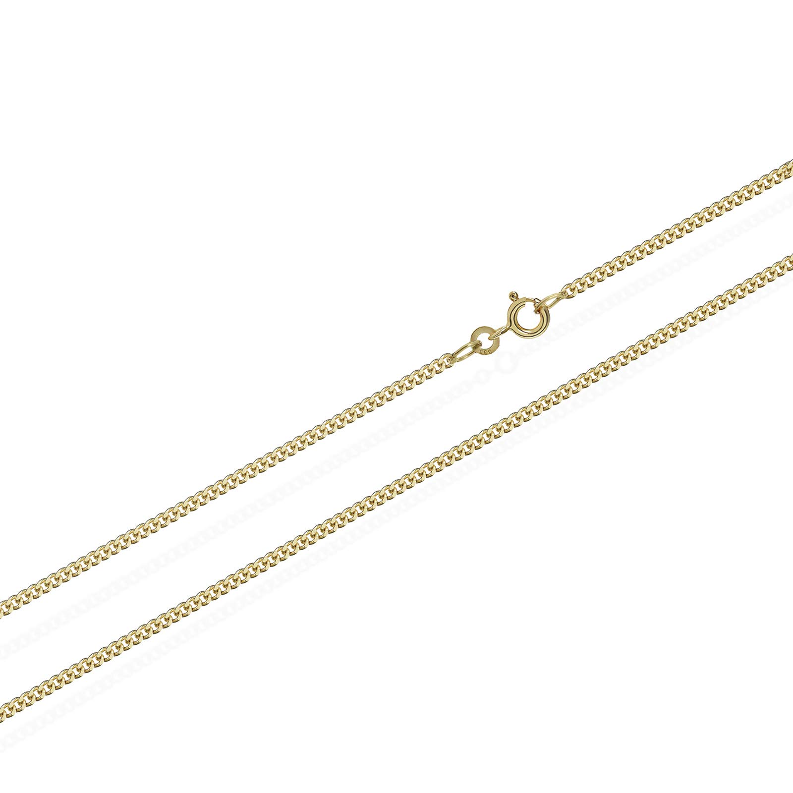 NKlaus JEWELLERY Panzerkette Gelbgold 333 Halskette 55 cm