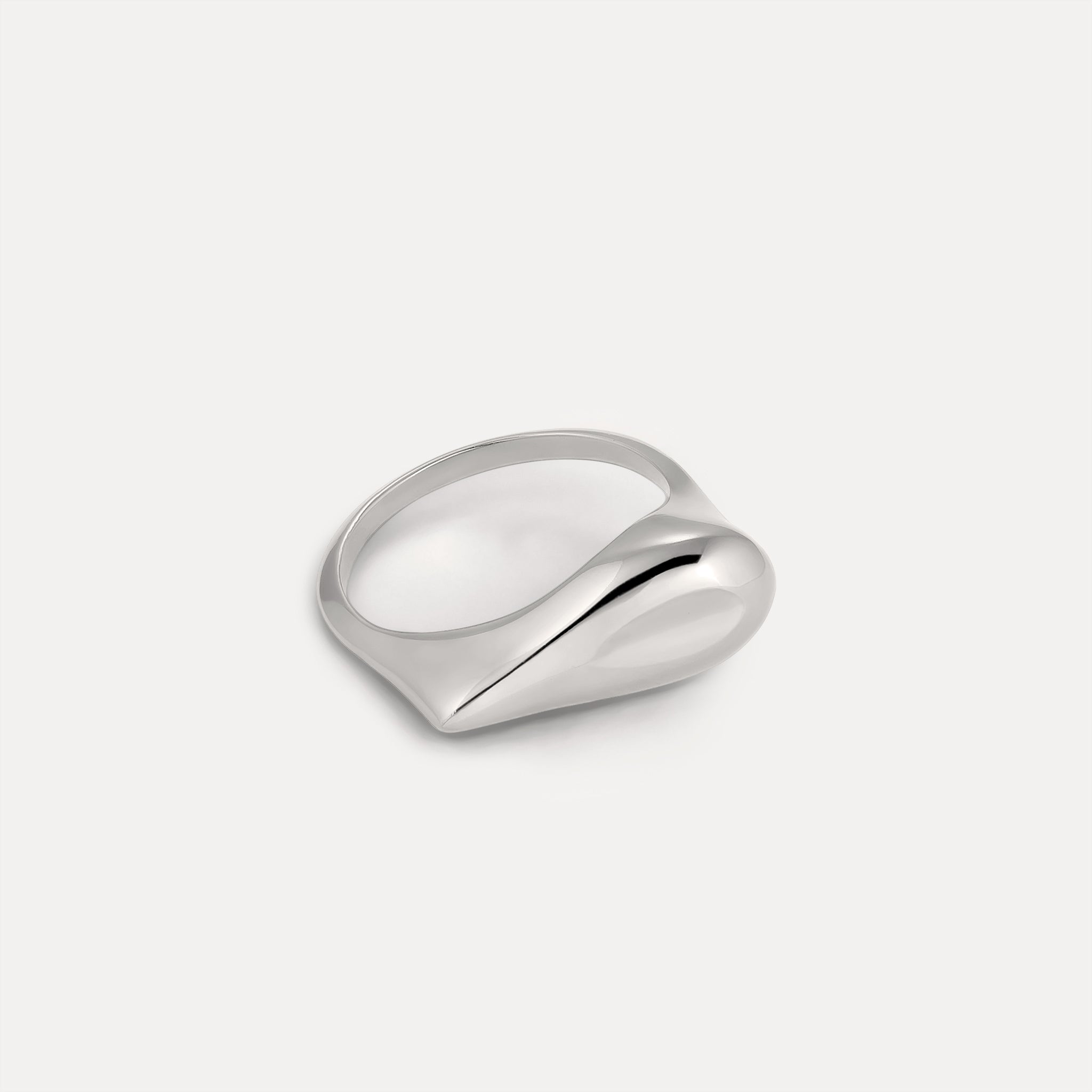 Stilnest Drop Ring 24k Gold Vermeil Tropfen