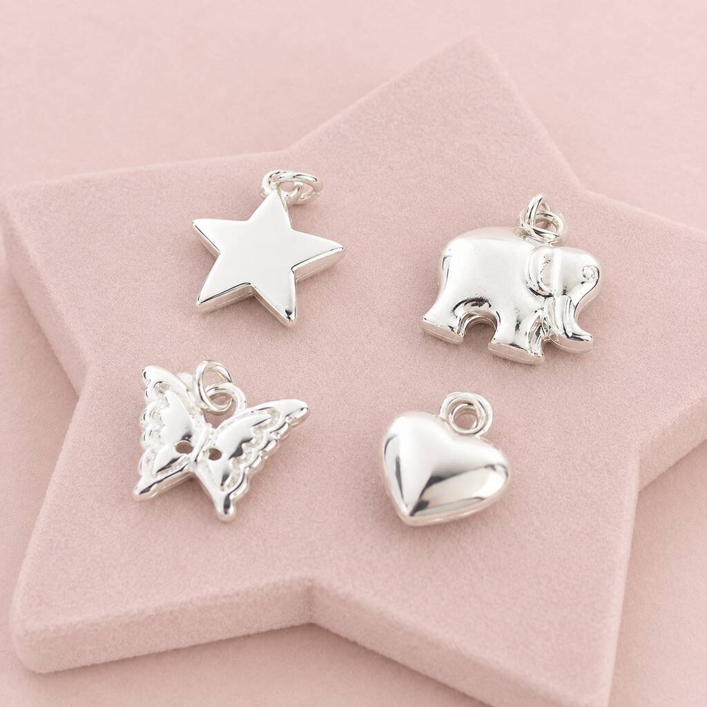 Joy by Corrine Smith Child Charm Armband Silber personalisiert