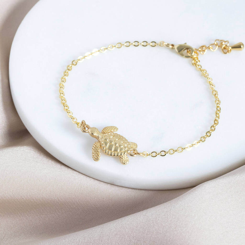 Joy by Corrine Smith Tortoise Armband Gold Schildkröte