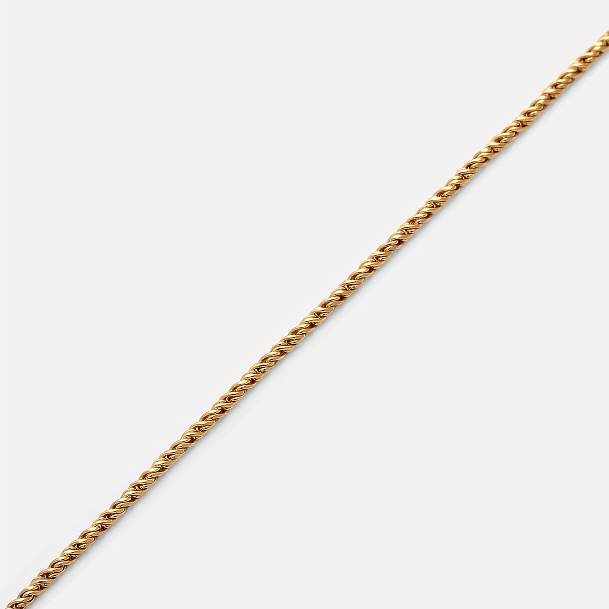 Stilnest Spiral Chain Armband 17+2cm Gold Vermeil