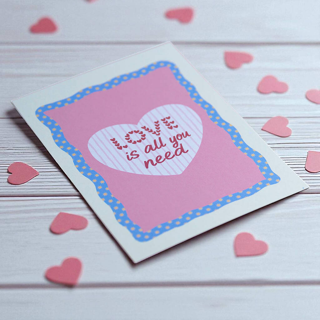 Joy by Corrine Smith Love Is All You Need Print A5