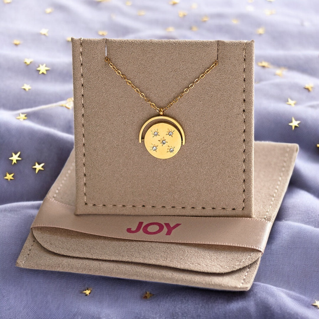 Joy by Corrine Smith Spinner Halskette Gold Sterne