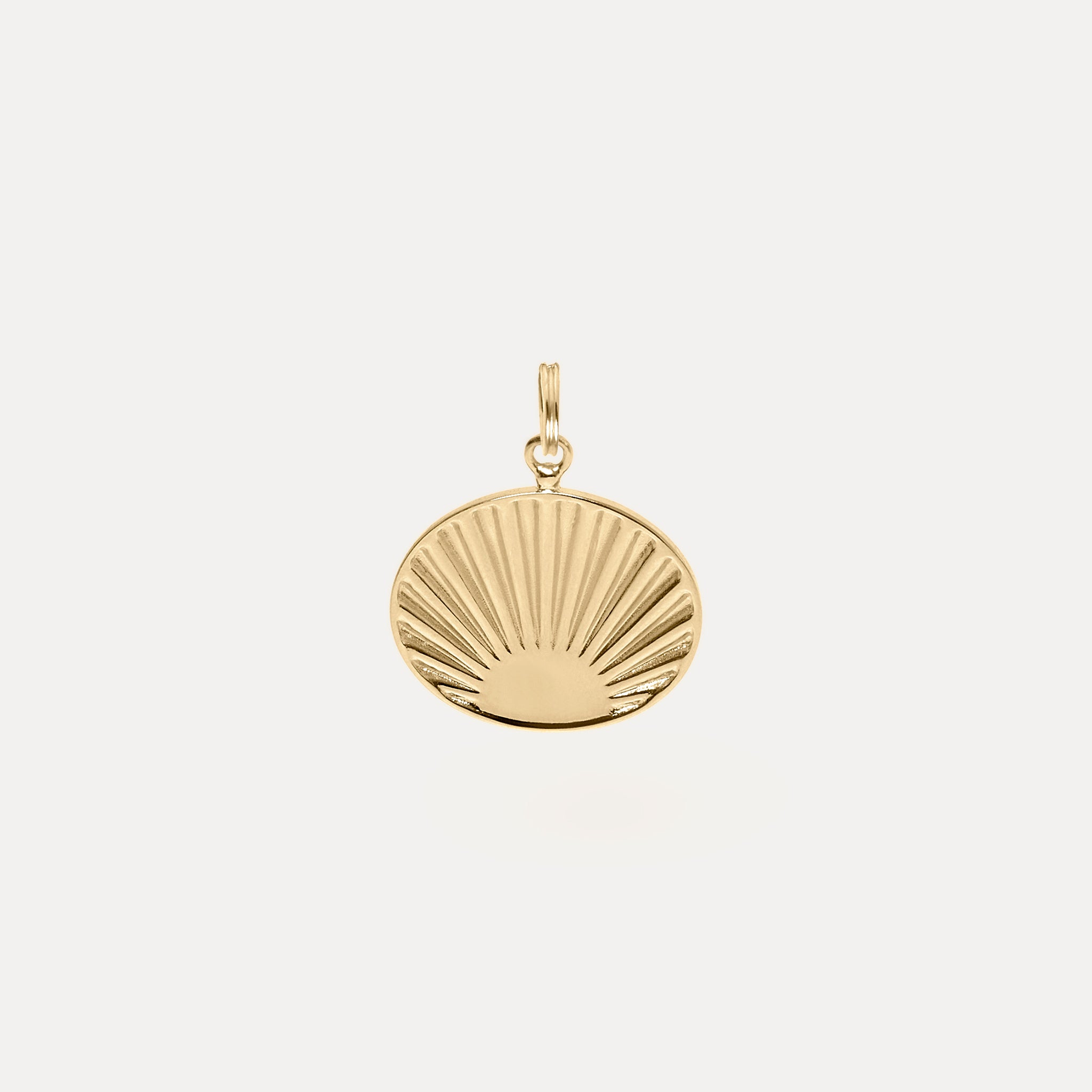 Stilnest Solar Anhänger 585 Gold 14k Massivgold