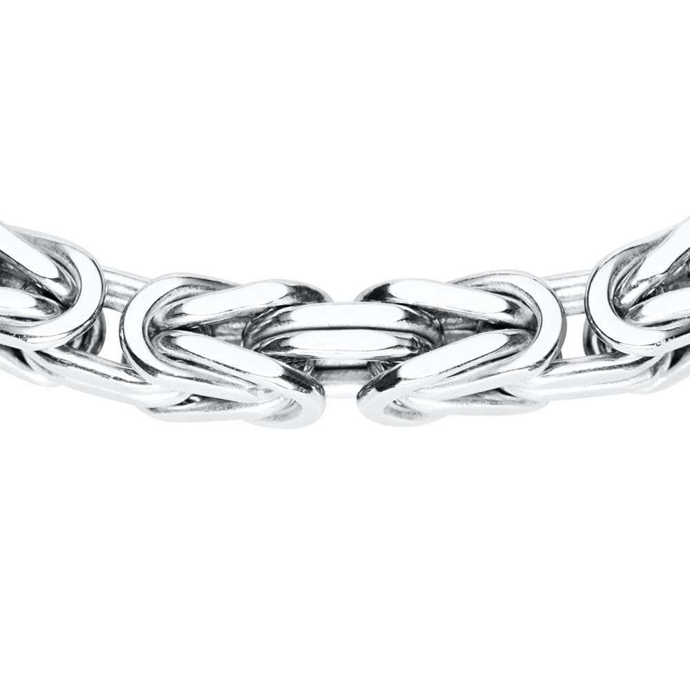 JEWLIX Königskette 925 Silber rhodiniert 5mm Vierkant