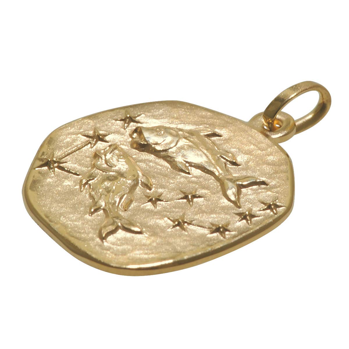 trendor Sternzeichen Fische Anhänger Gold 333 mit Kette