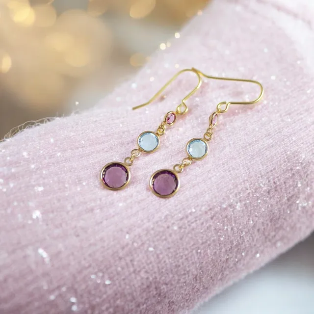 Joy by Corrine Smith Three Generations Ohrringe Gold Swarovski