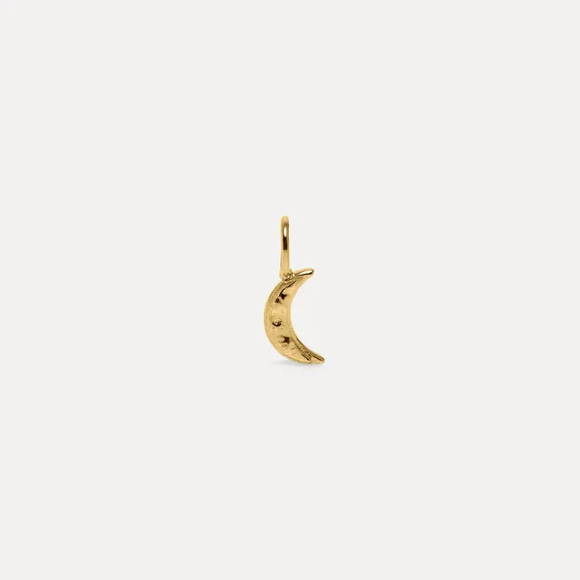 Stilnest Lunar Eclipse Anhänger 24k Gold Vermeil