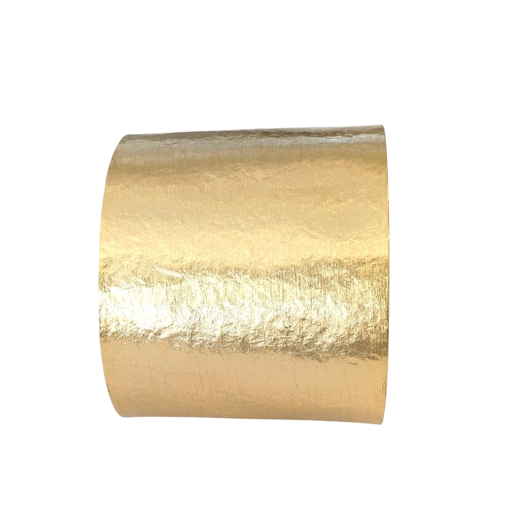 Alevá Bijoux Clio Armband Gold 5 cm gehämmert