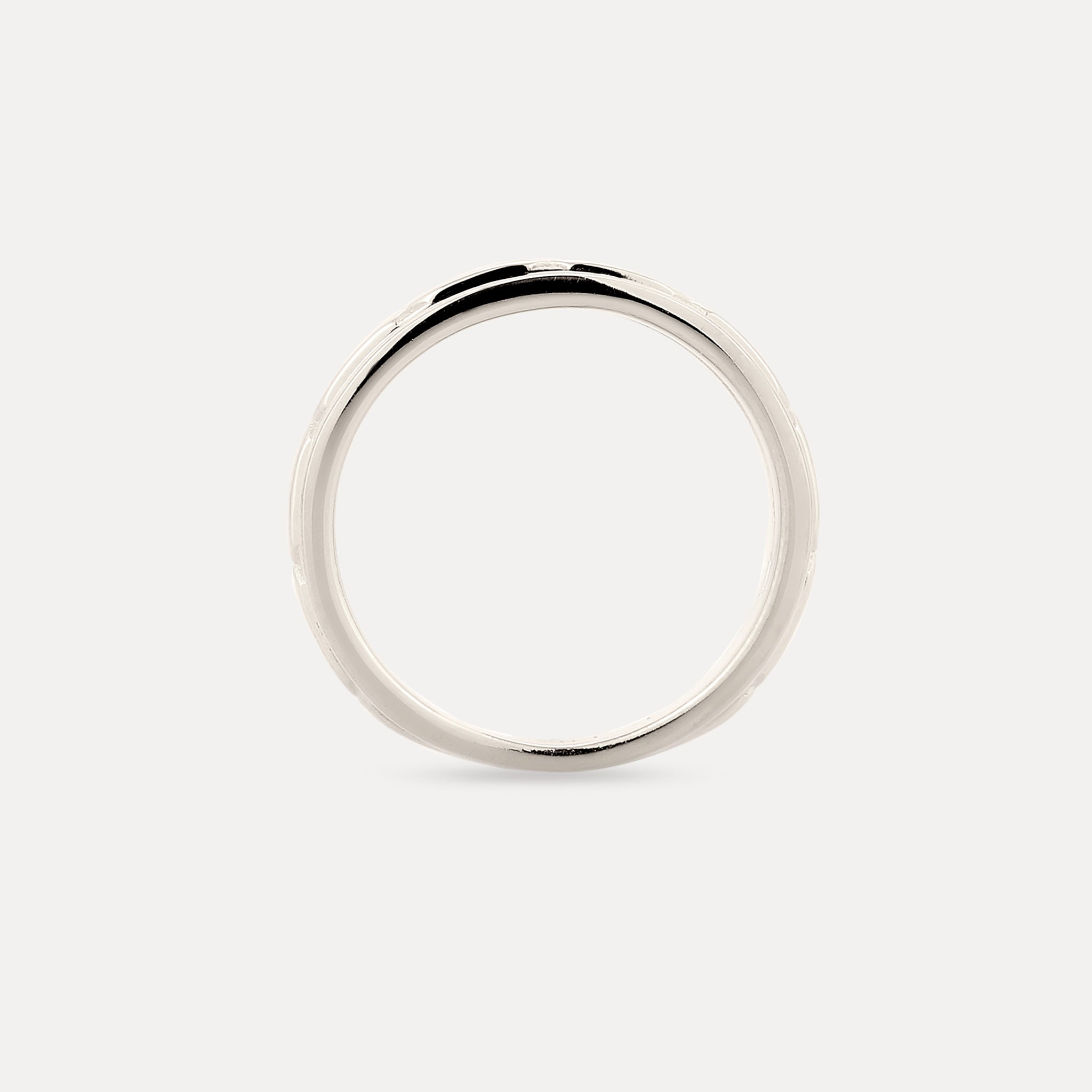 Stilnest Triple Offset Brick Ring 24K Vermeil Größe 52