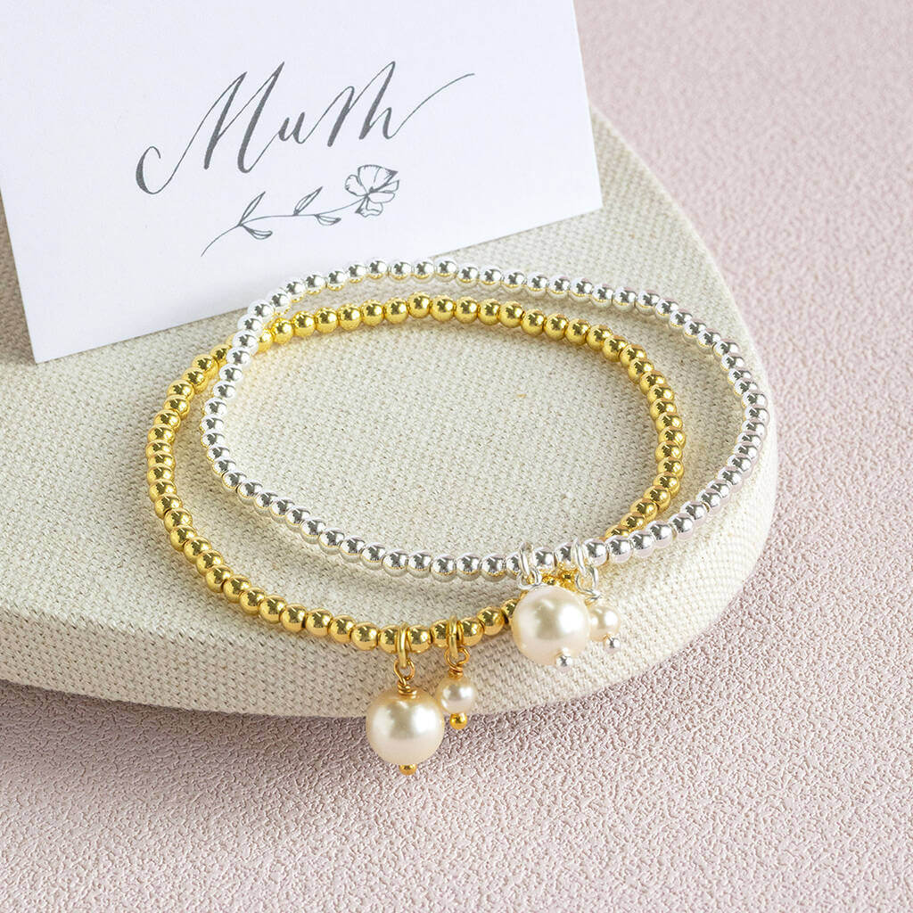 Joy by Corrine Smith Mother and Child Perlenarmband Charm