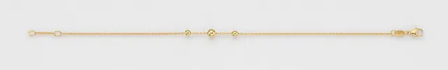 Eugen Rühle Armbänder Ankerarmband 3 Kugeln 585 Gelbgold
