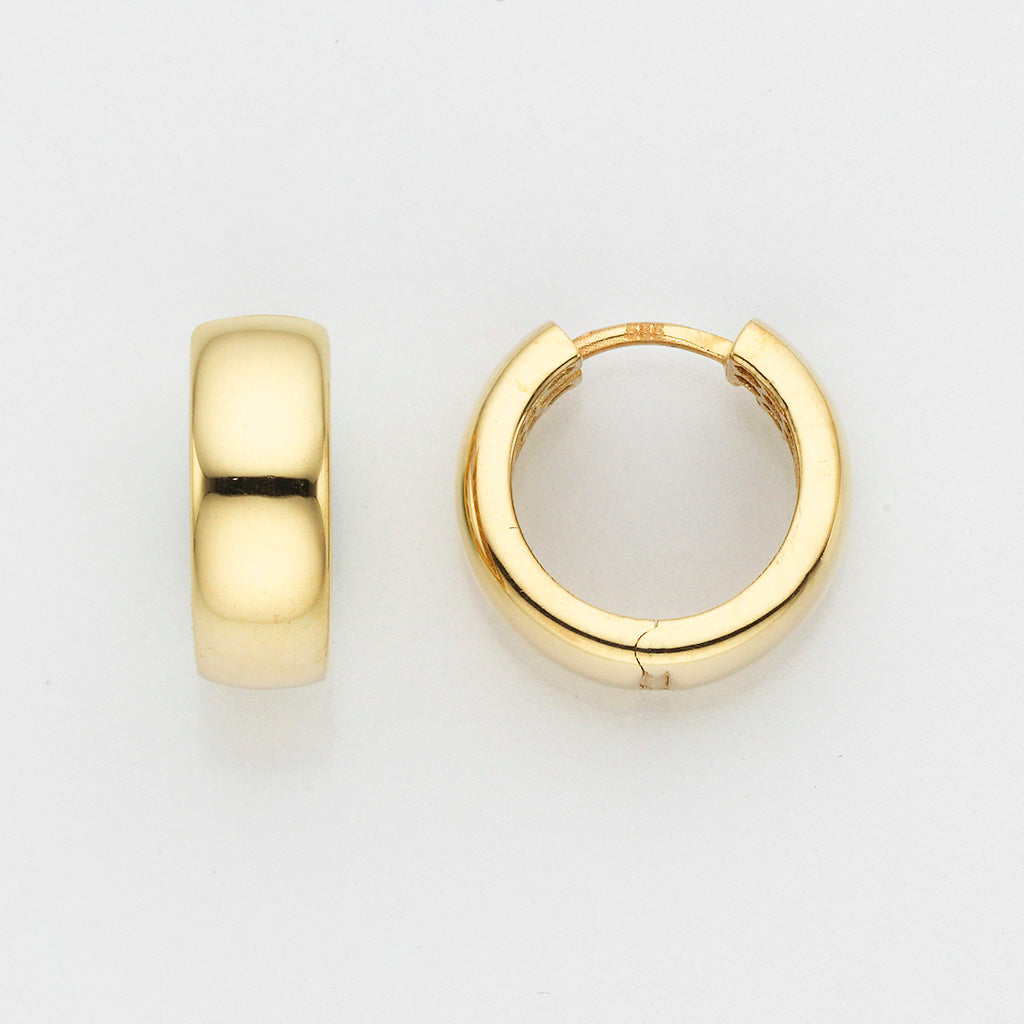 Eugen Rühle Ohrschmuck 80.3631.920-100 Creolen 5x14mm 585 Gelbgold