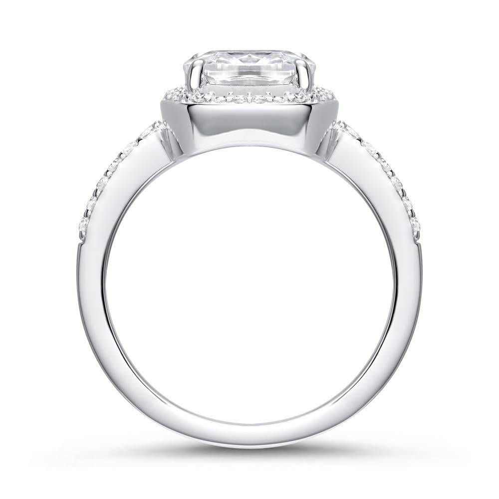 JEWLIX Verlobungsring 925 Silber Ring 48mm Zirkonia
