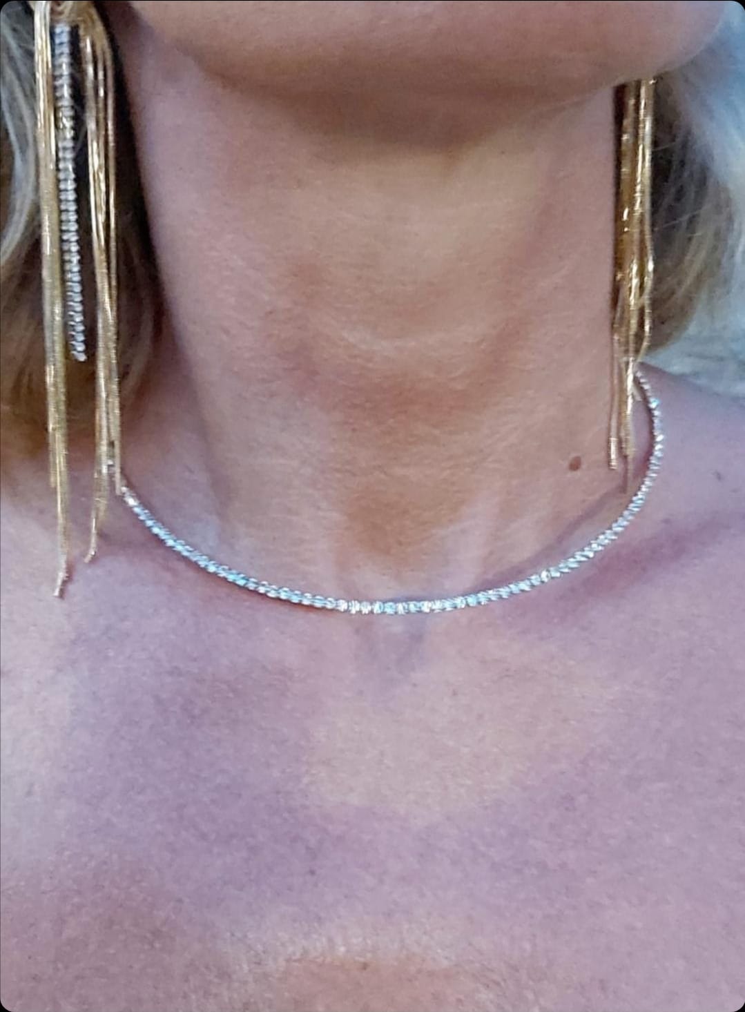 Alevá Bijoux Fab Collarino Halskette Gold Choker