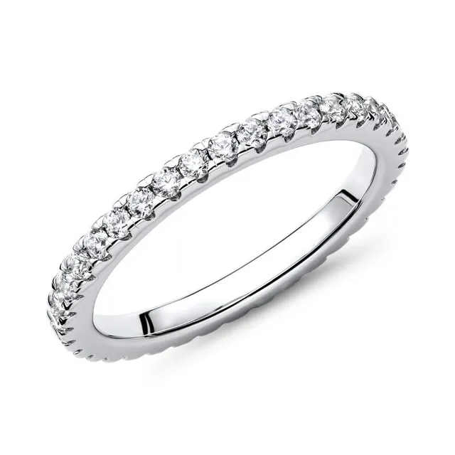 JEWLIX VR0054 Verlobungsring 925 Silber Zirkonia filigran