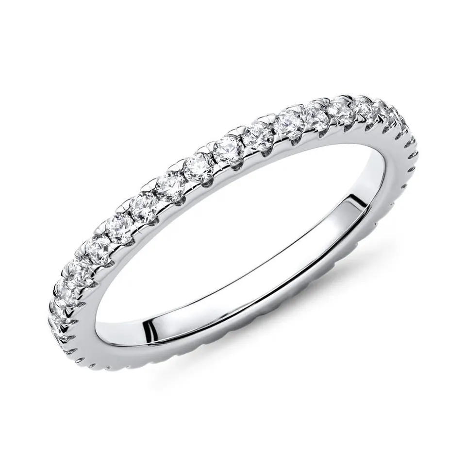 JEWLIX VR0054 Verlobungsring 925 Silber Zirkonia filigran